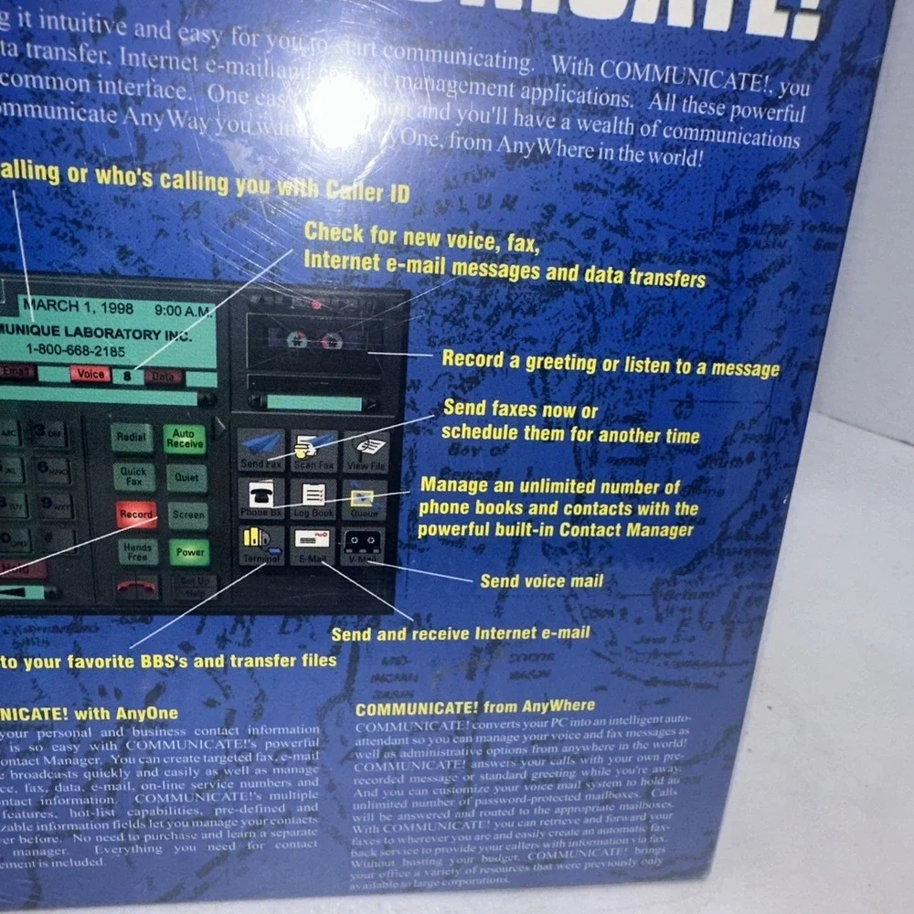 Communicate All-in-one Solution User's Guide Book + CD-Rom V8.0 Brand New
